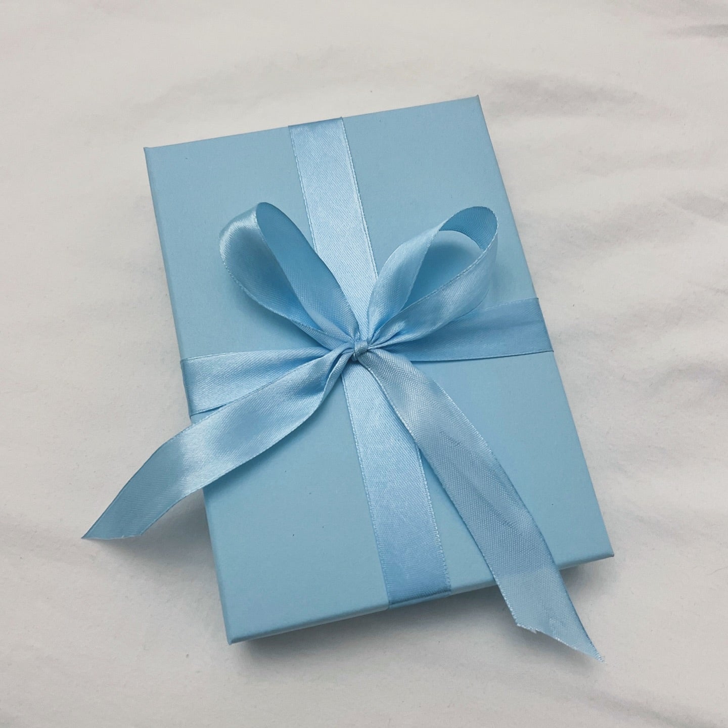 Baby Blue Gift Wrapped Box