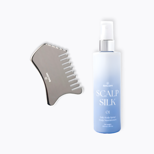 Hair Growth Set Bottle and Gua Sha